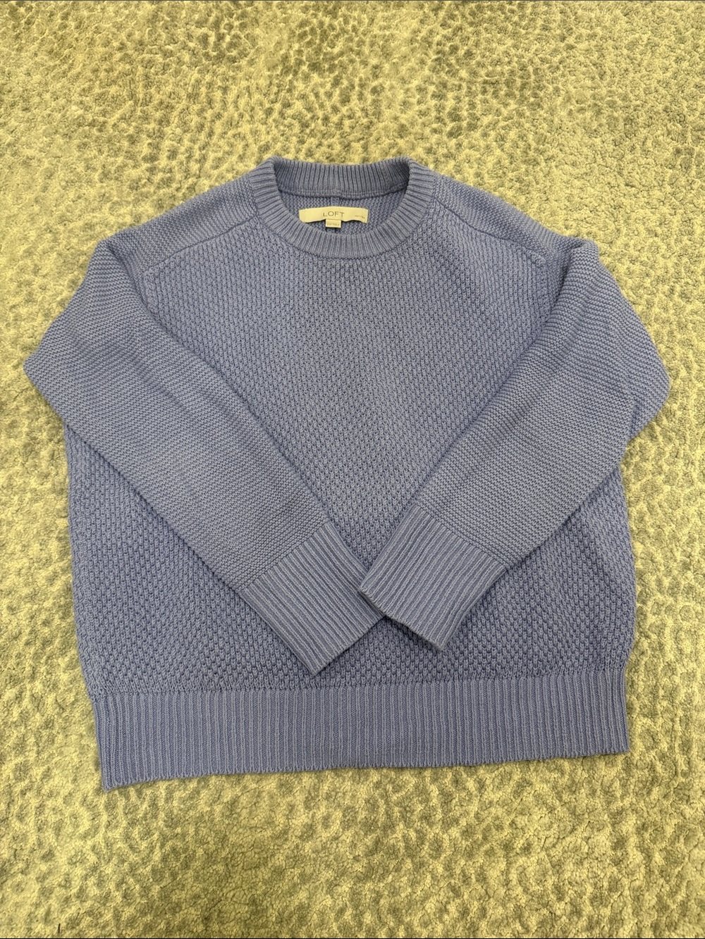 Soft lilac Crewneck Knit Sweater - Womens